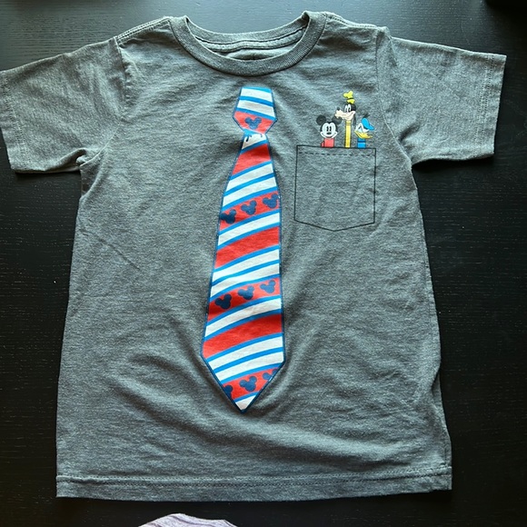 Other - Disney Mickey Mouse, Goofy, and Donald Duck T-Shirt with Tie Design Size S (5/6)